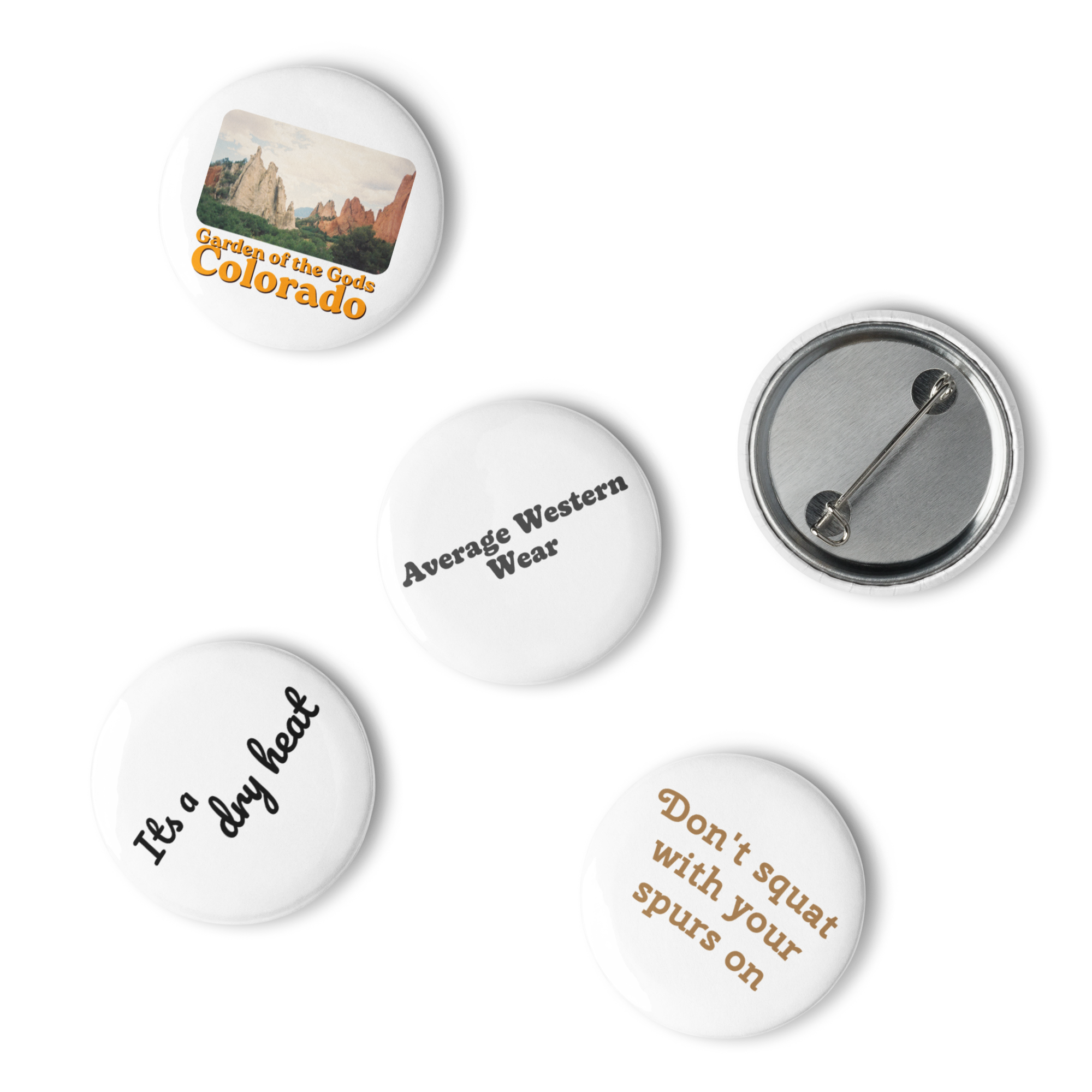 Average Western Wear Pins