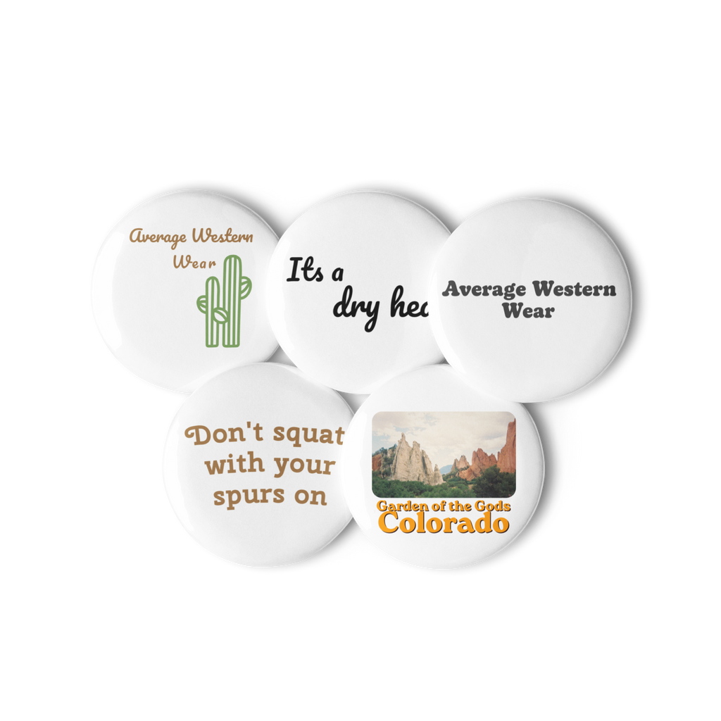 Average Western Wear Pins