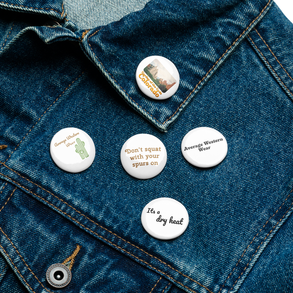 Average Western Wear Pins